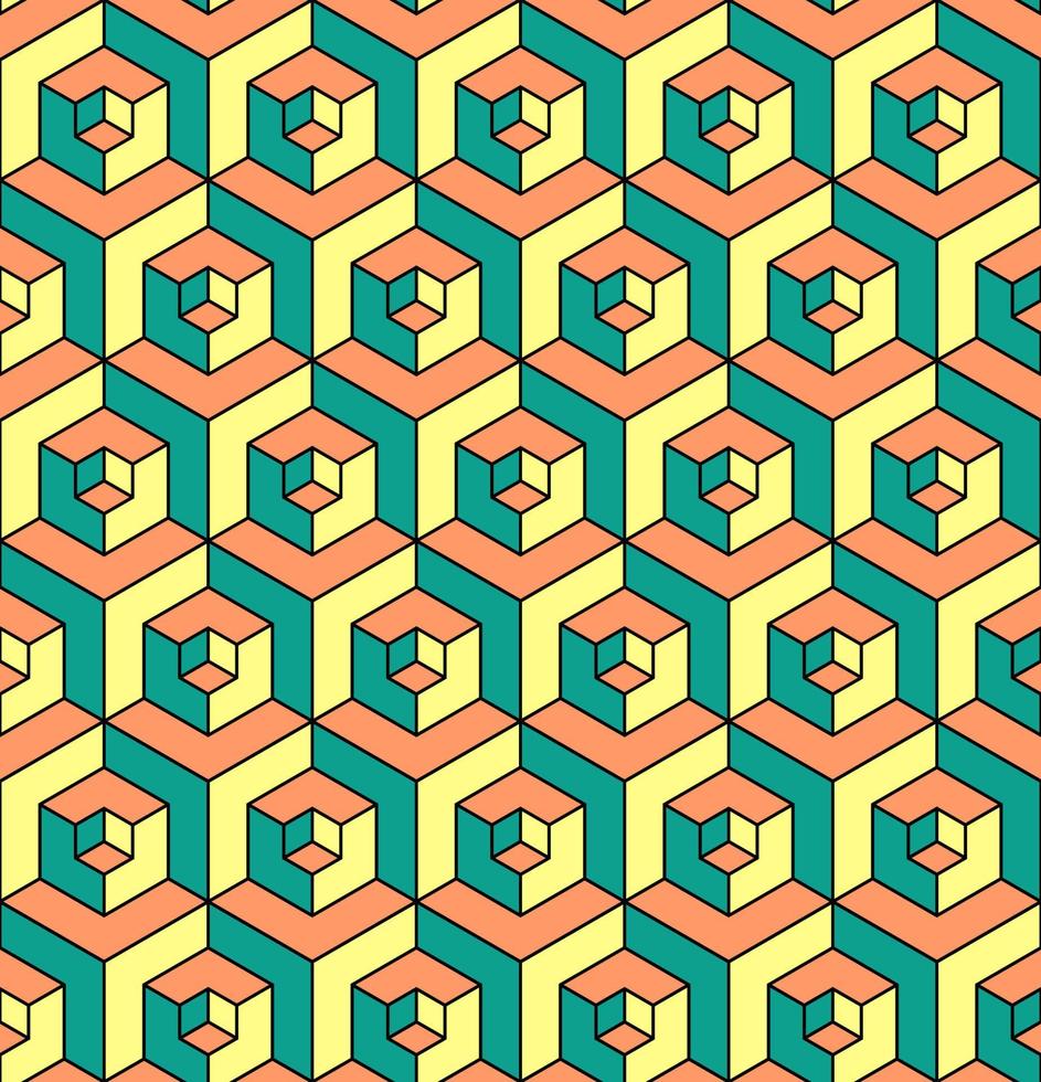 Abstract geometric pattern vector