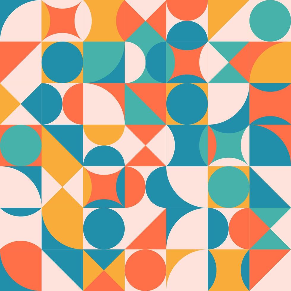 Abstract geometrical pattern colorful style vector