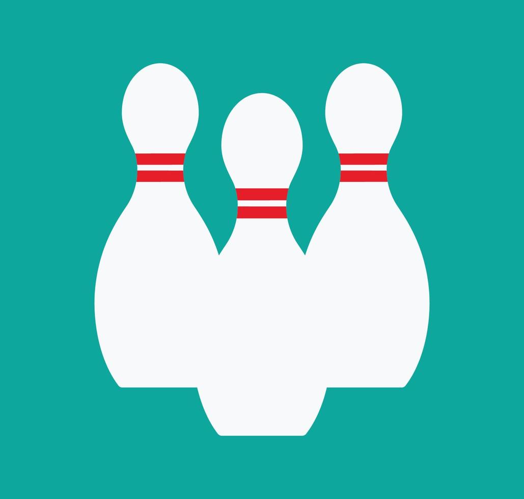 Bowling icon vector logo design template