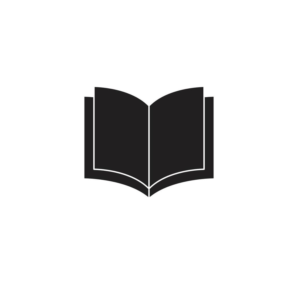 plantilla de diseño de logotipo de vector de icono de libro