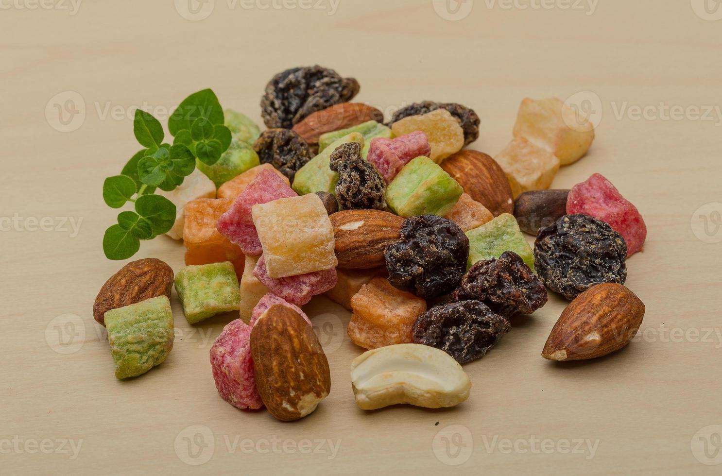 Nuts and dry fruits mix photo