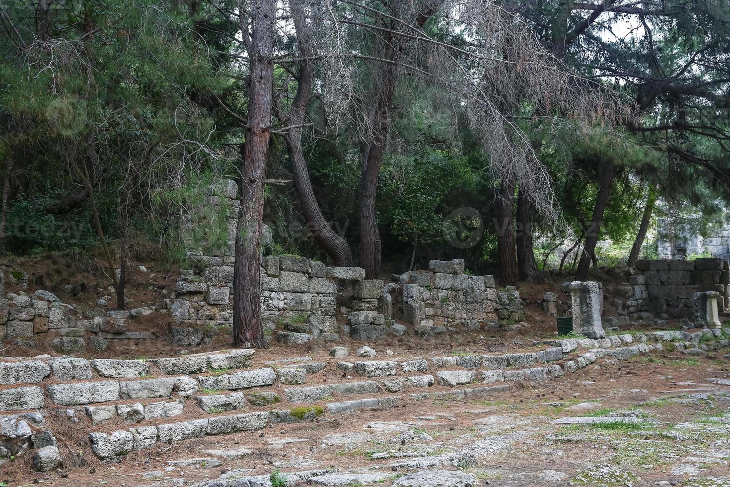 Phaselis ruins in Turkey photo