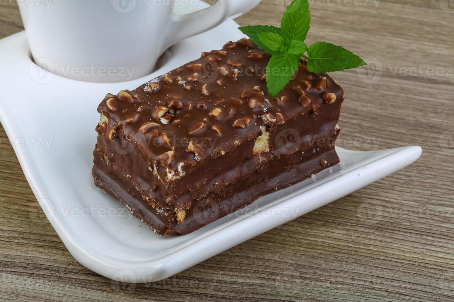 Cake with coffee photo
