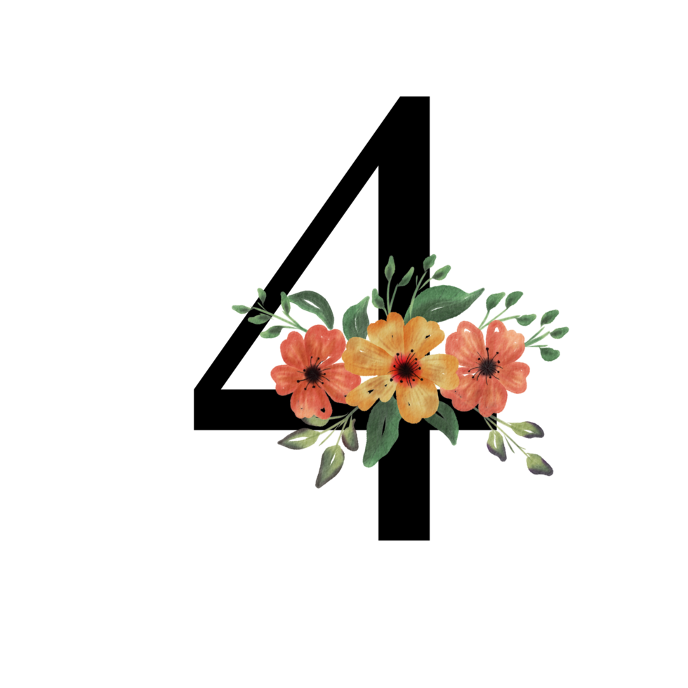 Floral Letter Alphabet png