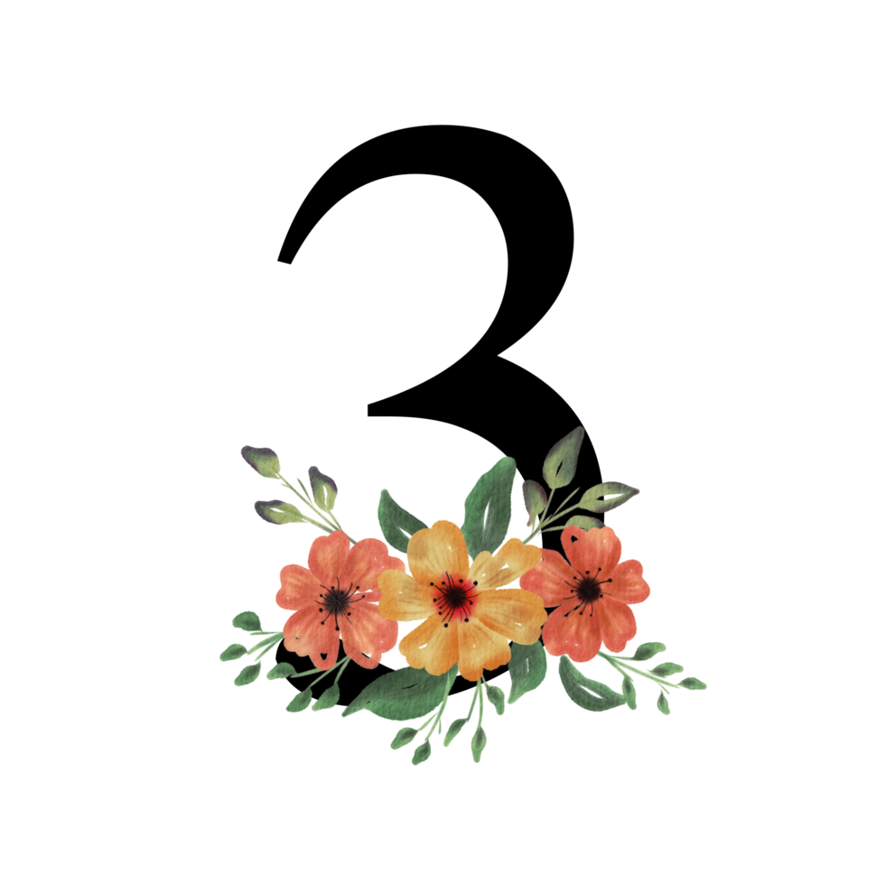 Floral Letter Alphabet png