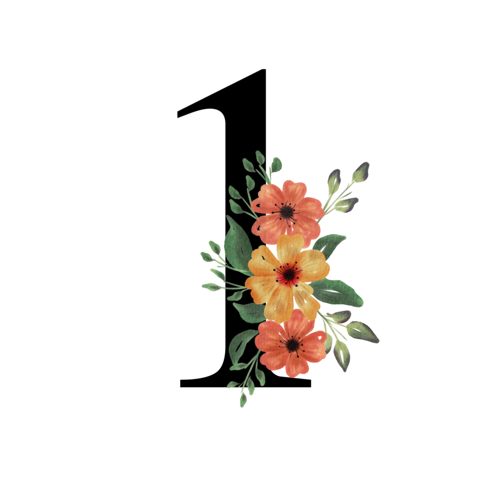 Floral Letter Alphabet png