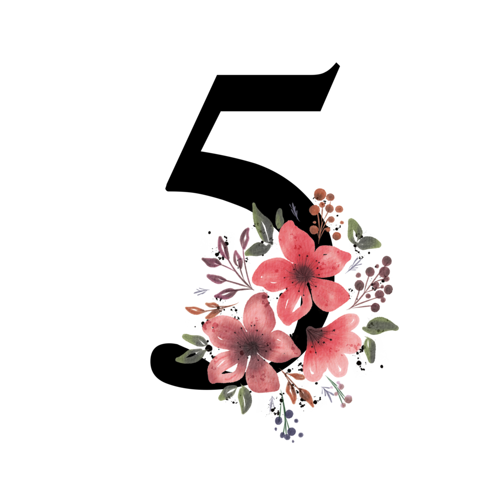 Floral Letter Alphabet png