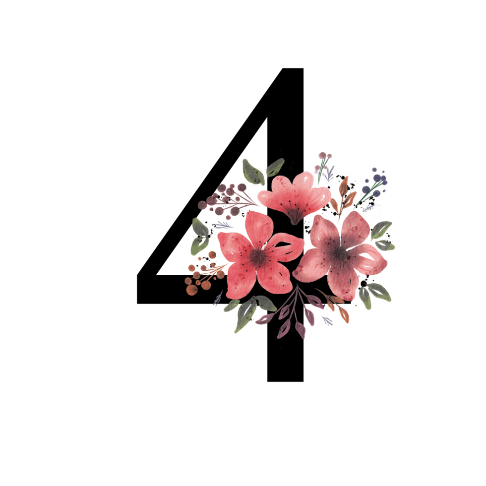 Floral Letter Alphabet png