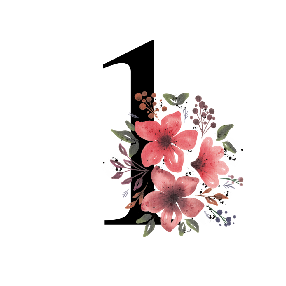 Floral Letter Alphabet png