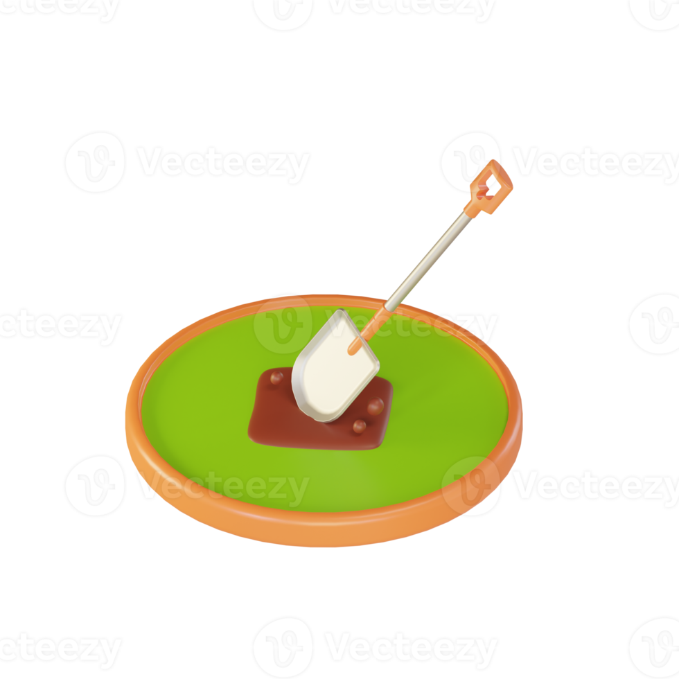 3D Illustration object icon scoop png