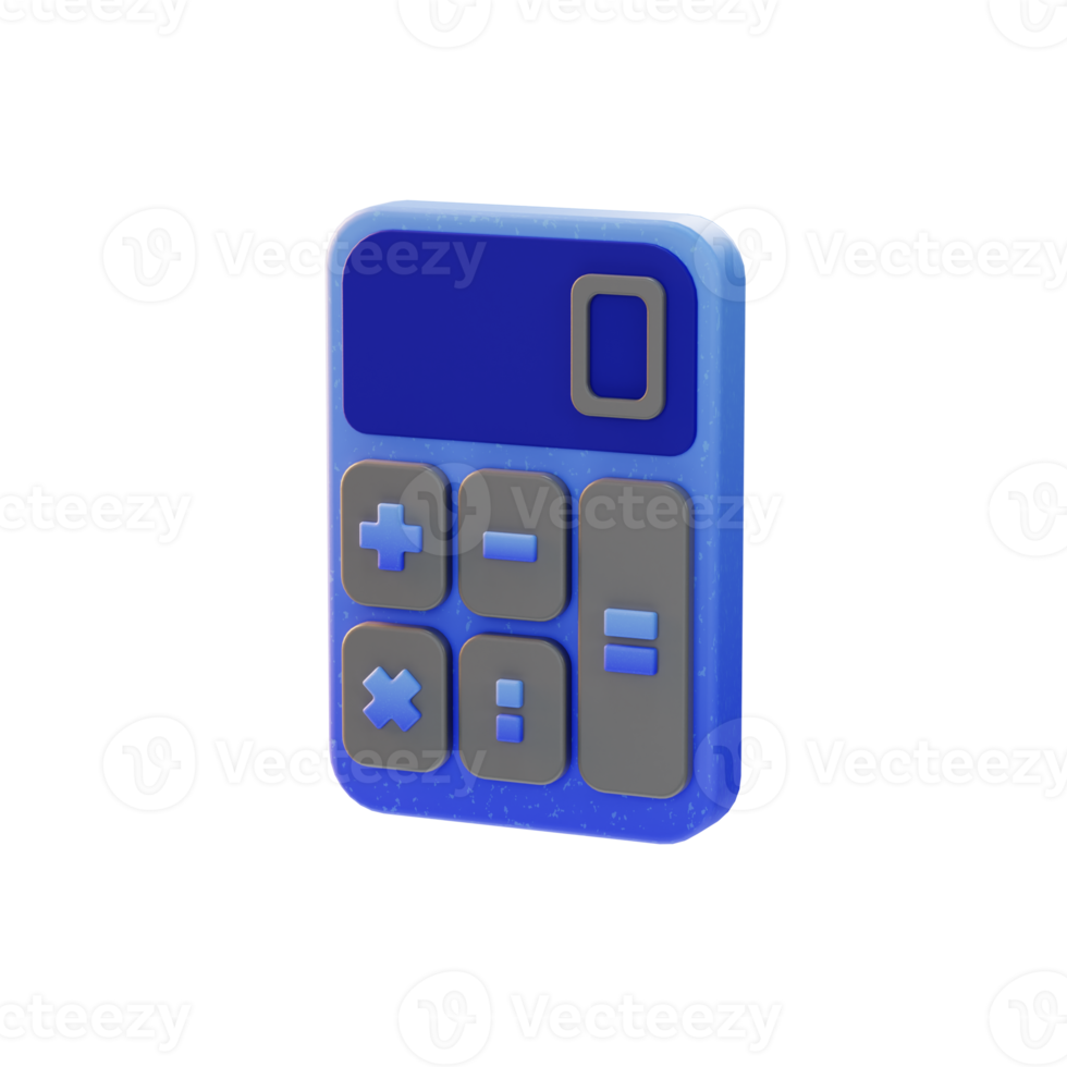 Calculator Device Electronic icon 3d illustration png