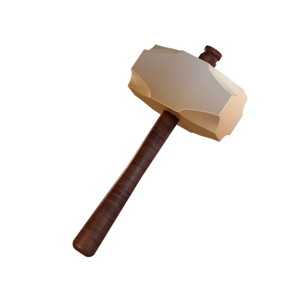 outils de projet illustration 3d, marteau png