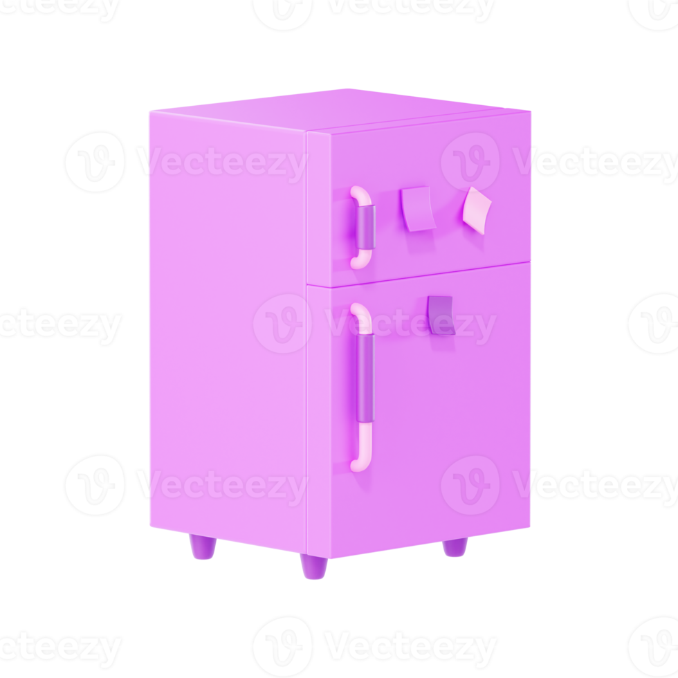 refrigerator Electronic Device, 3d Illustration png