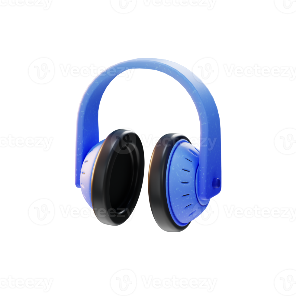 Headphone Device Electronic icon 3d illustration png