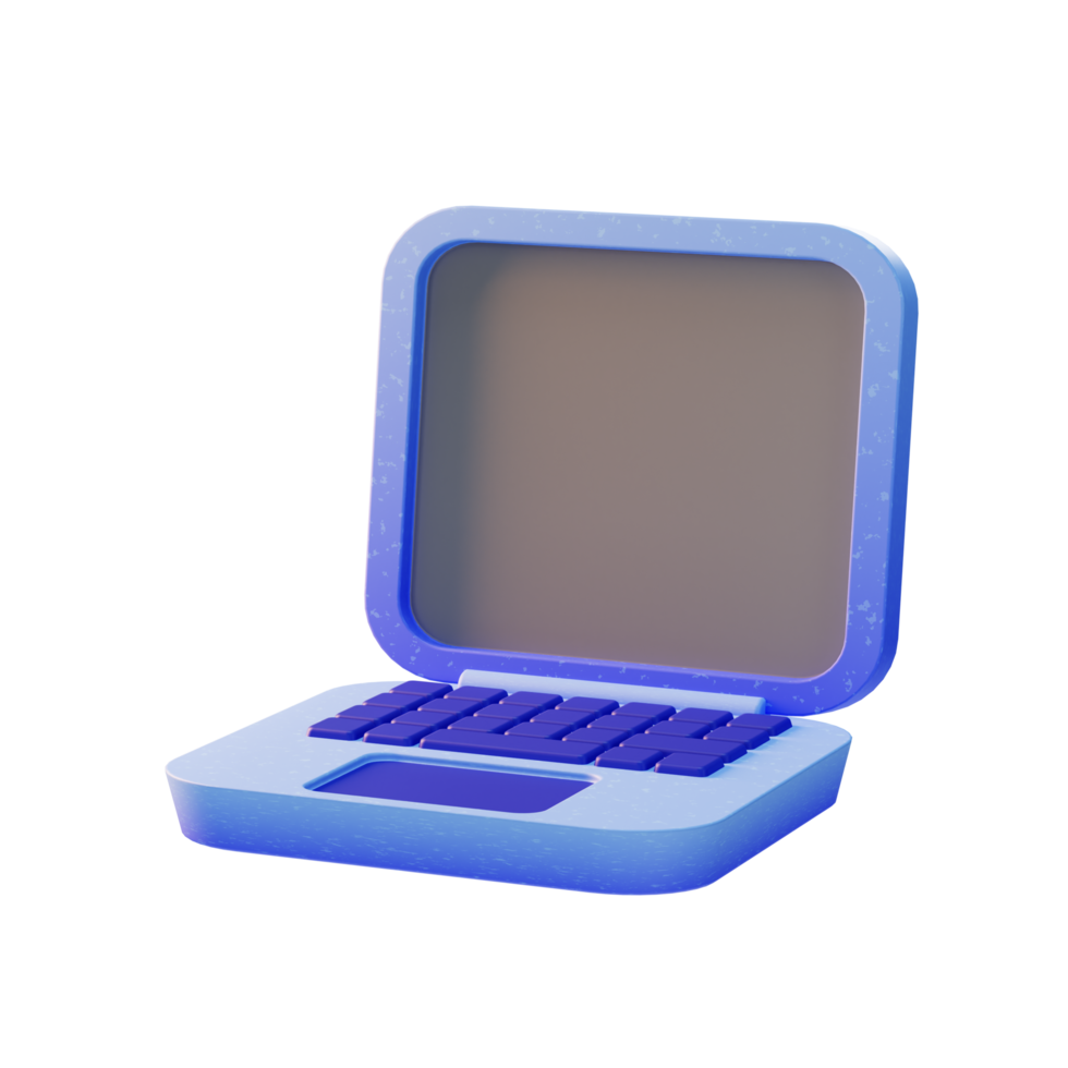 Laptop Device Electronic icon 3d illustration png