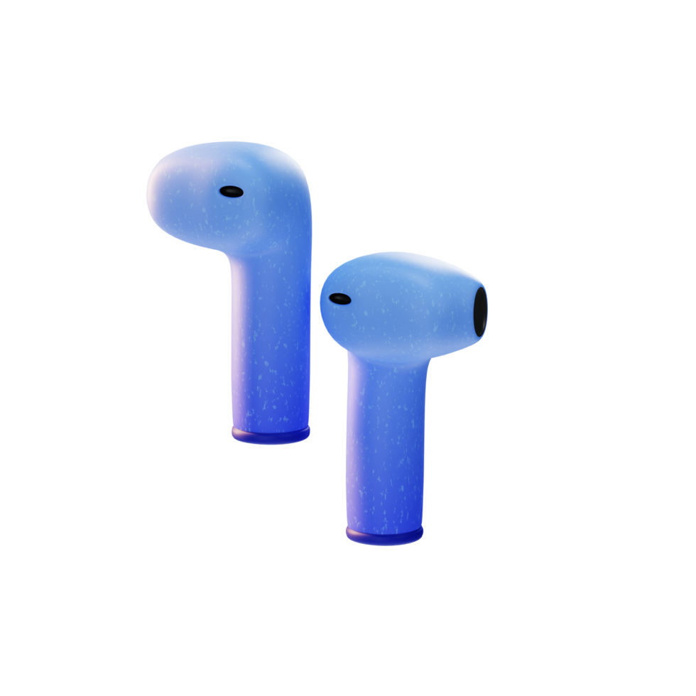 earbuds Device Electronic icon 3d illustration png