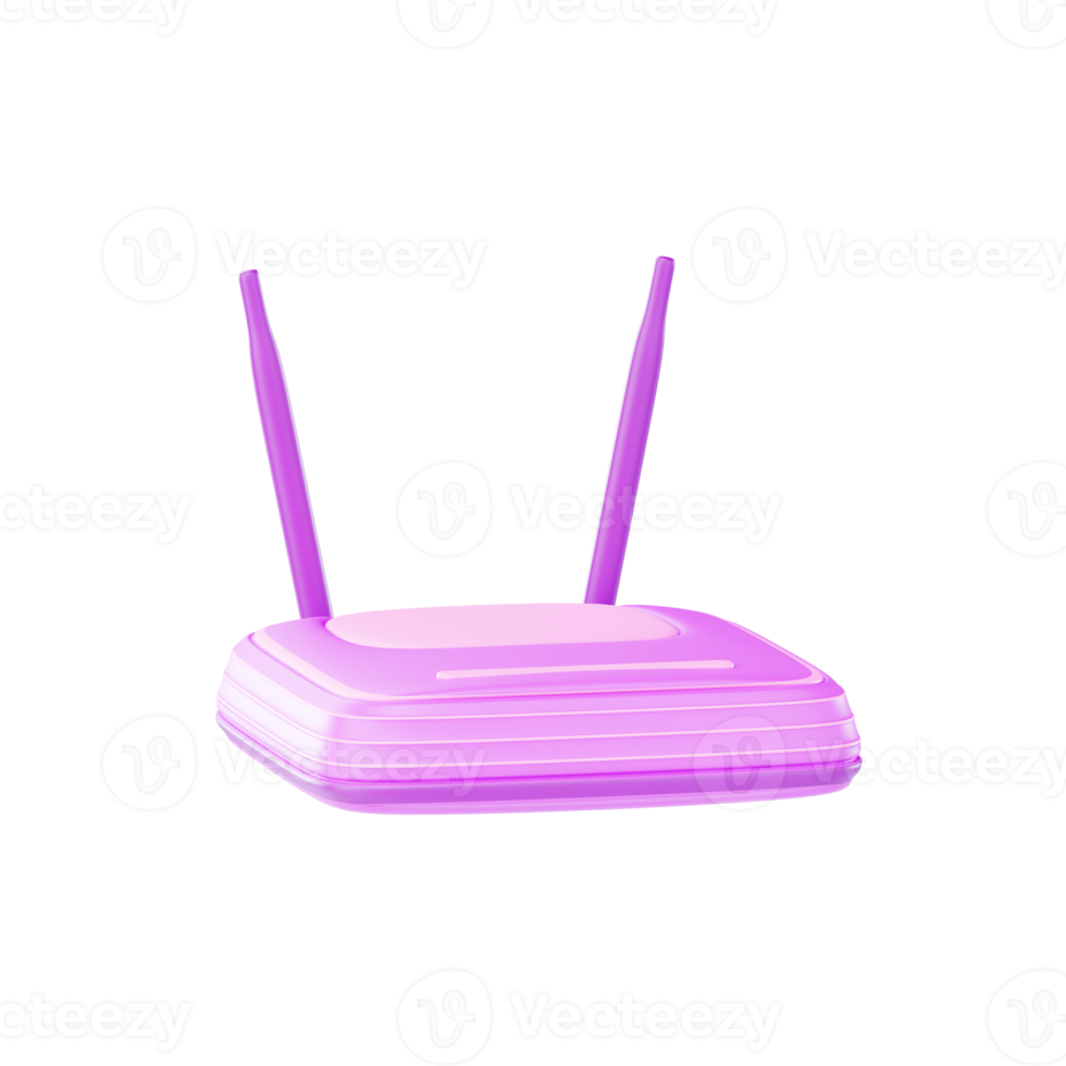 Router Electronic Device, 3d Illustration png
