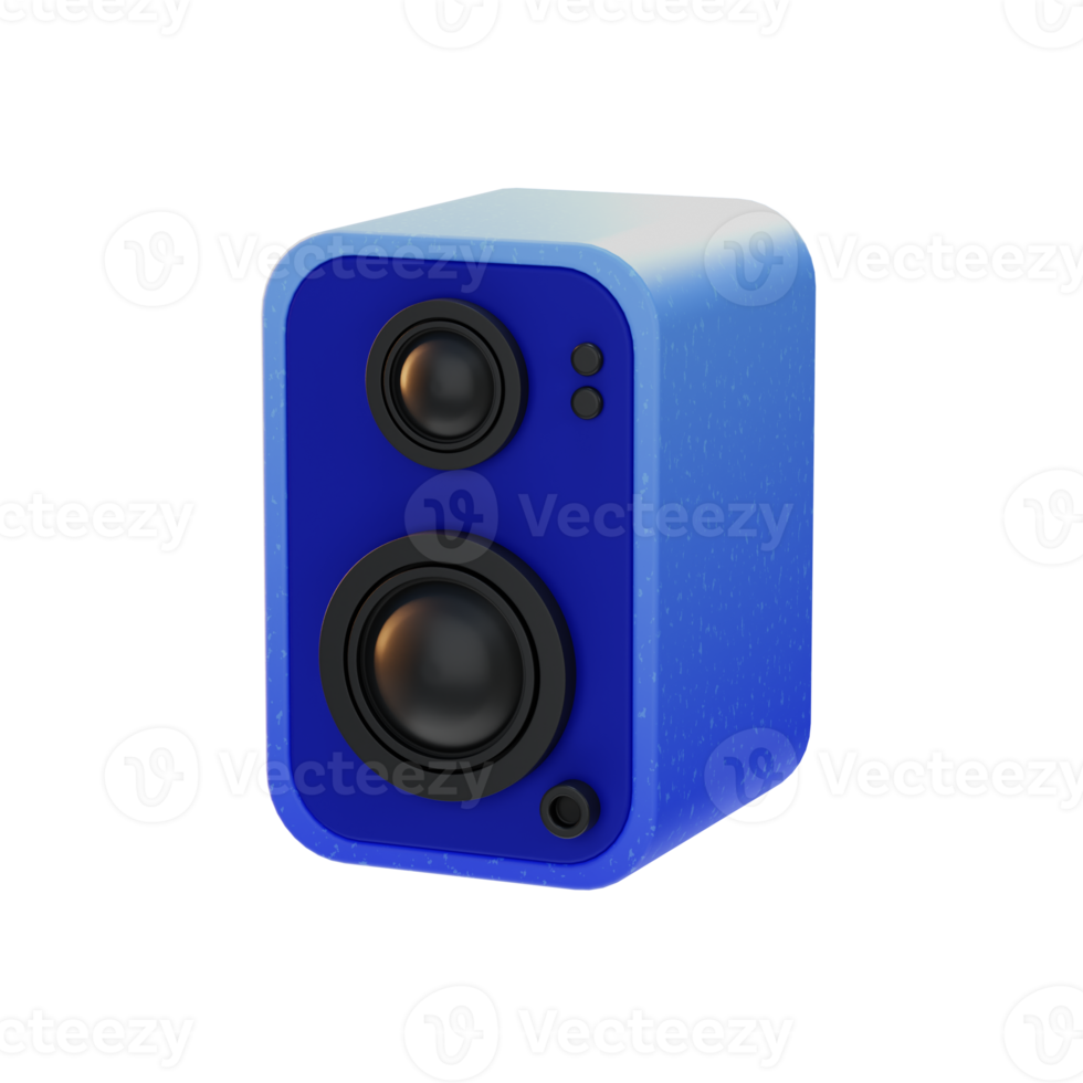 altavoz dispositivo electrónico icono 3d ilustración png