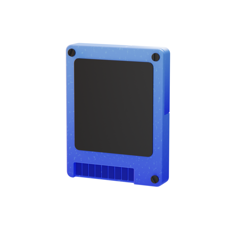 SSD Device Electronic icon 3d illustration png