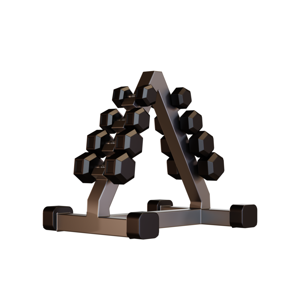 3d Icon Gym, dumbbell set png