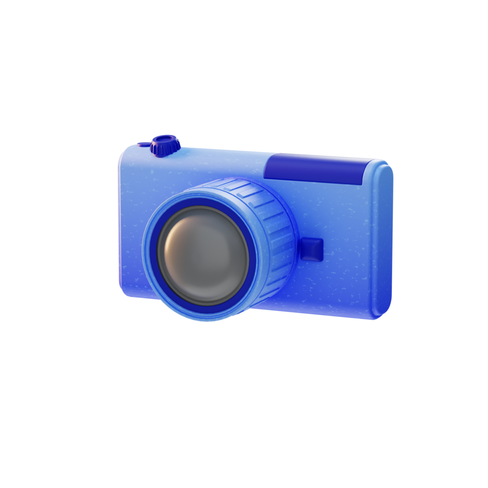 illustrazione 3d dell'icona elettronica del dispositivo della fotocamera png