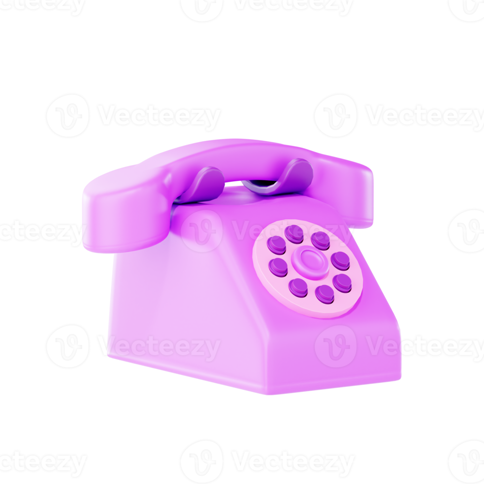 Telephone Electronic Device, 3d Illustration png