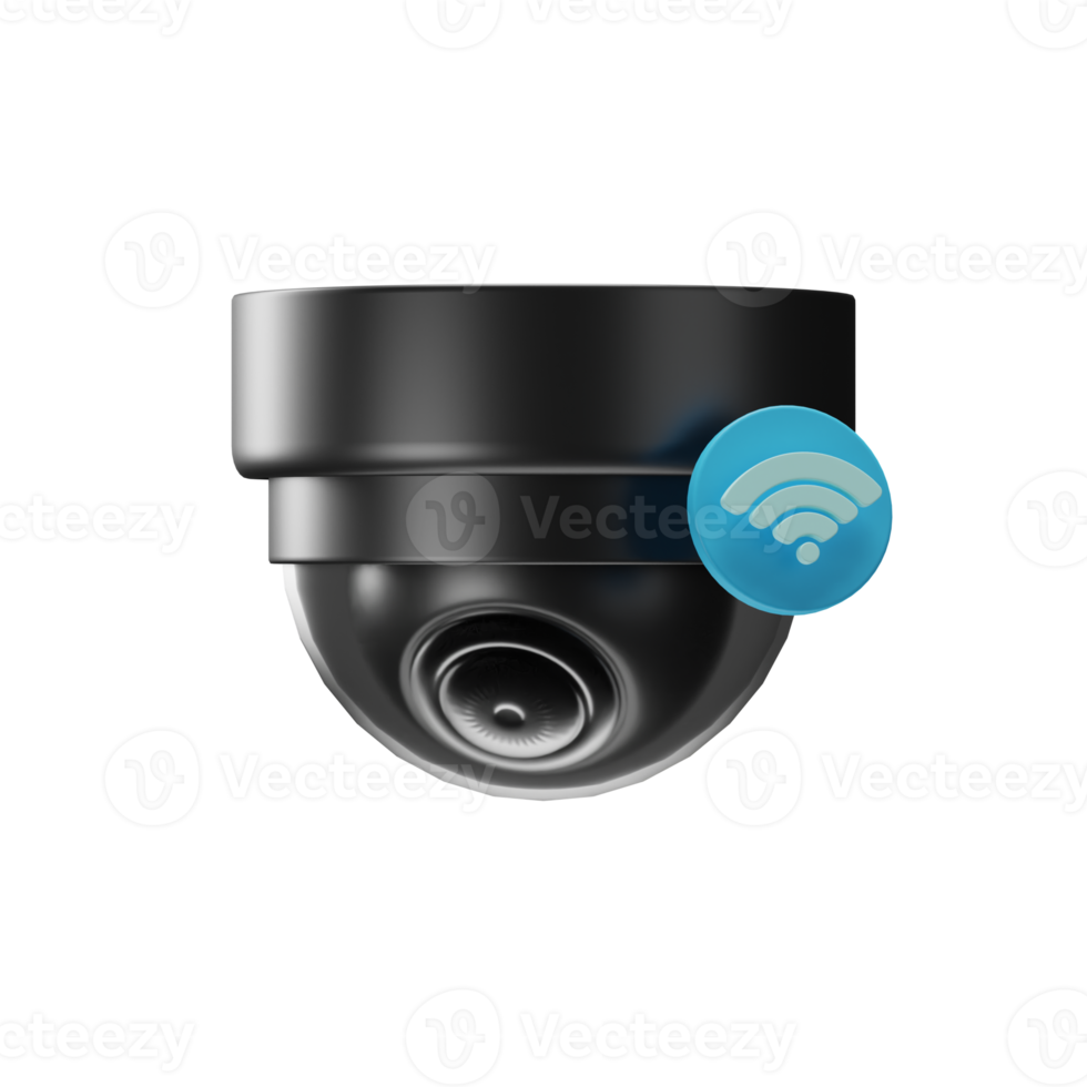 Smart Home CCTV 3d Illustration png