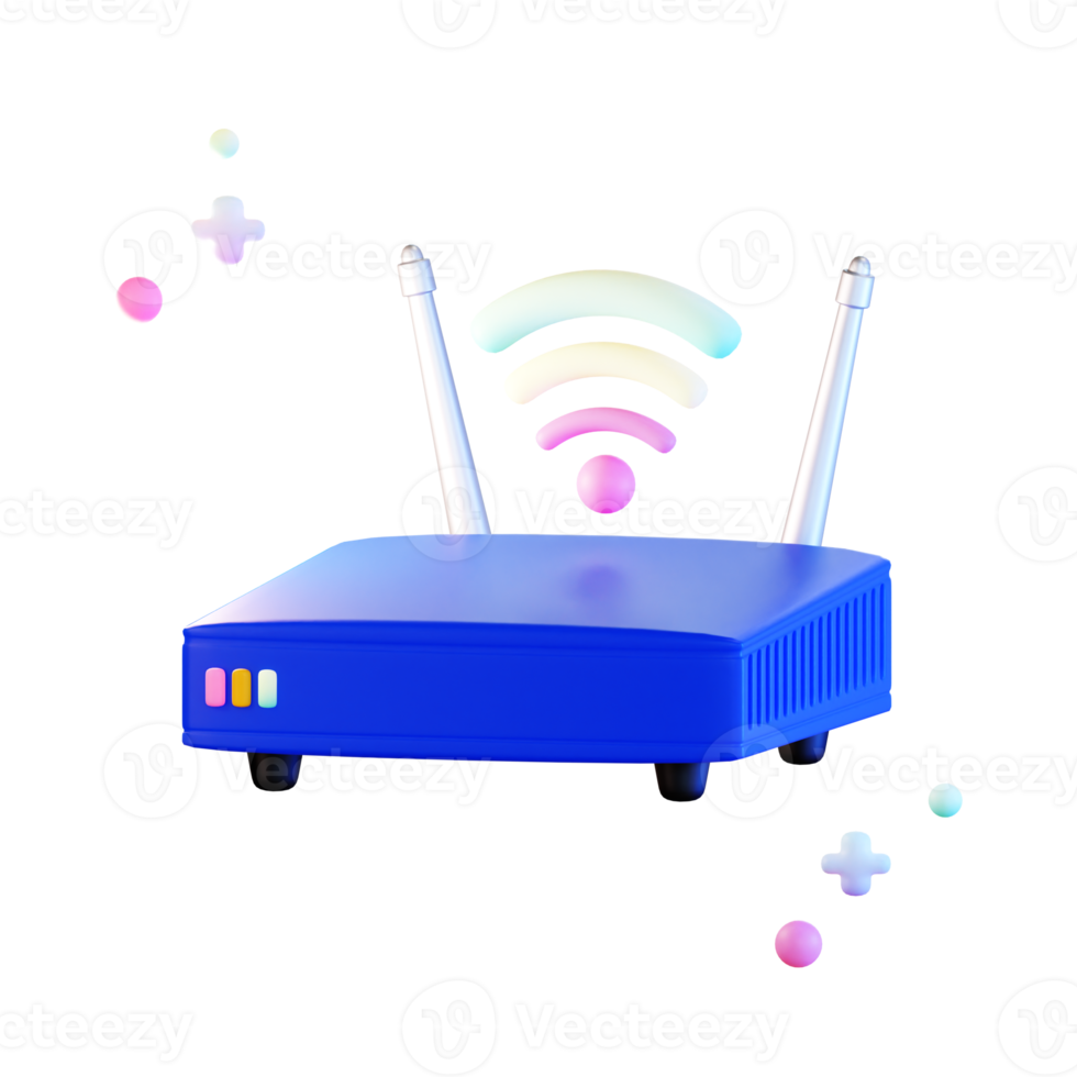 Area Network 3d Illustration png