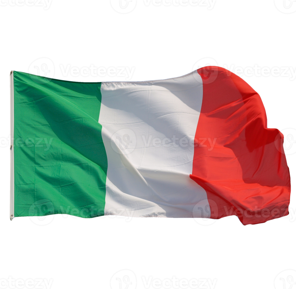 flag of Italy transparent PNG