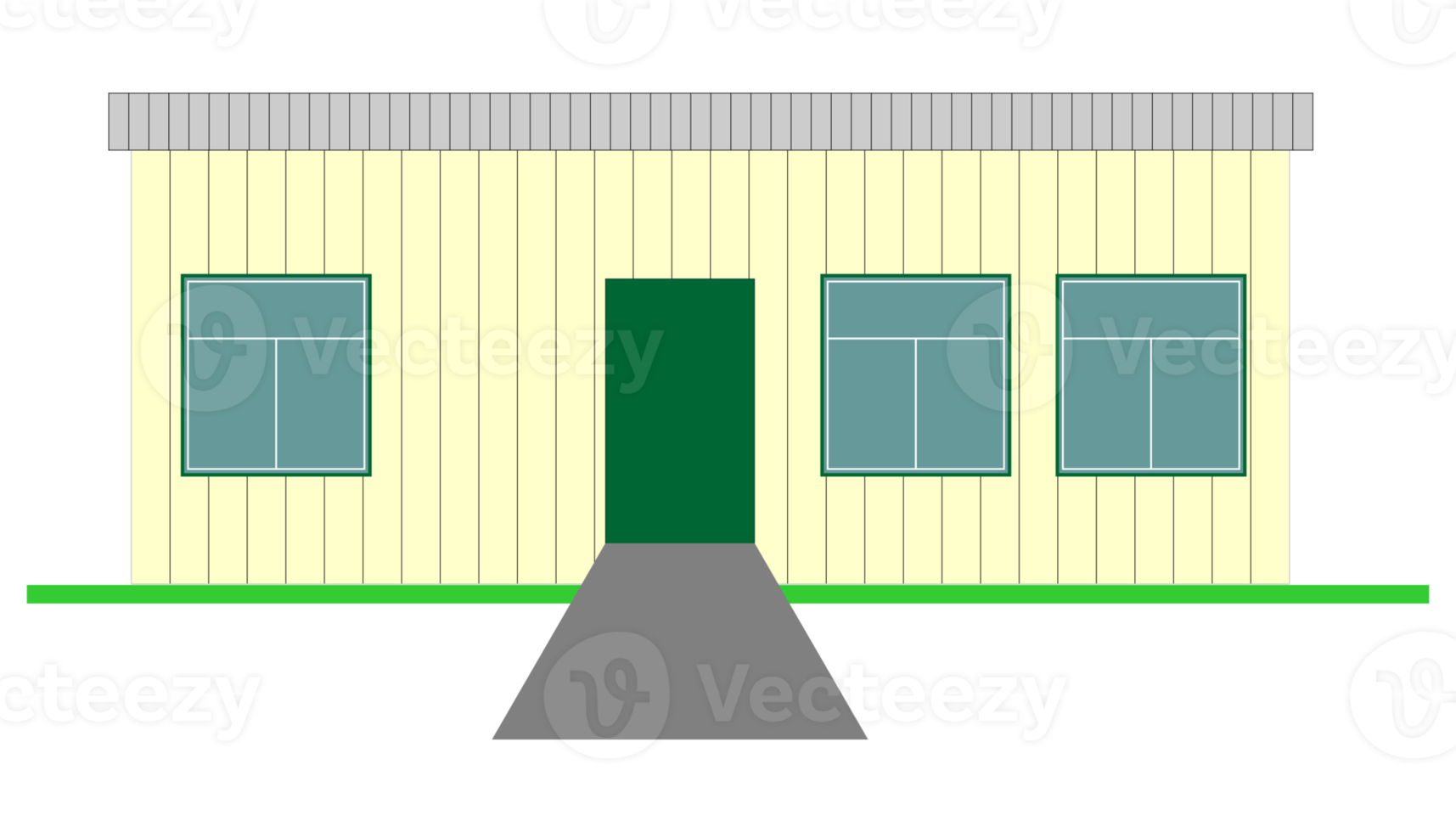 modern WO2 prefab schuurhuis png