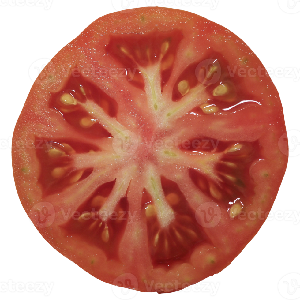 rodaja de tomate en rodajas png transparente