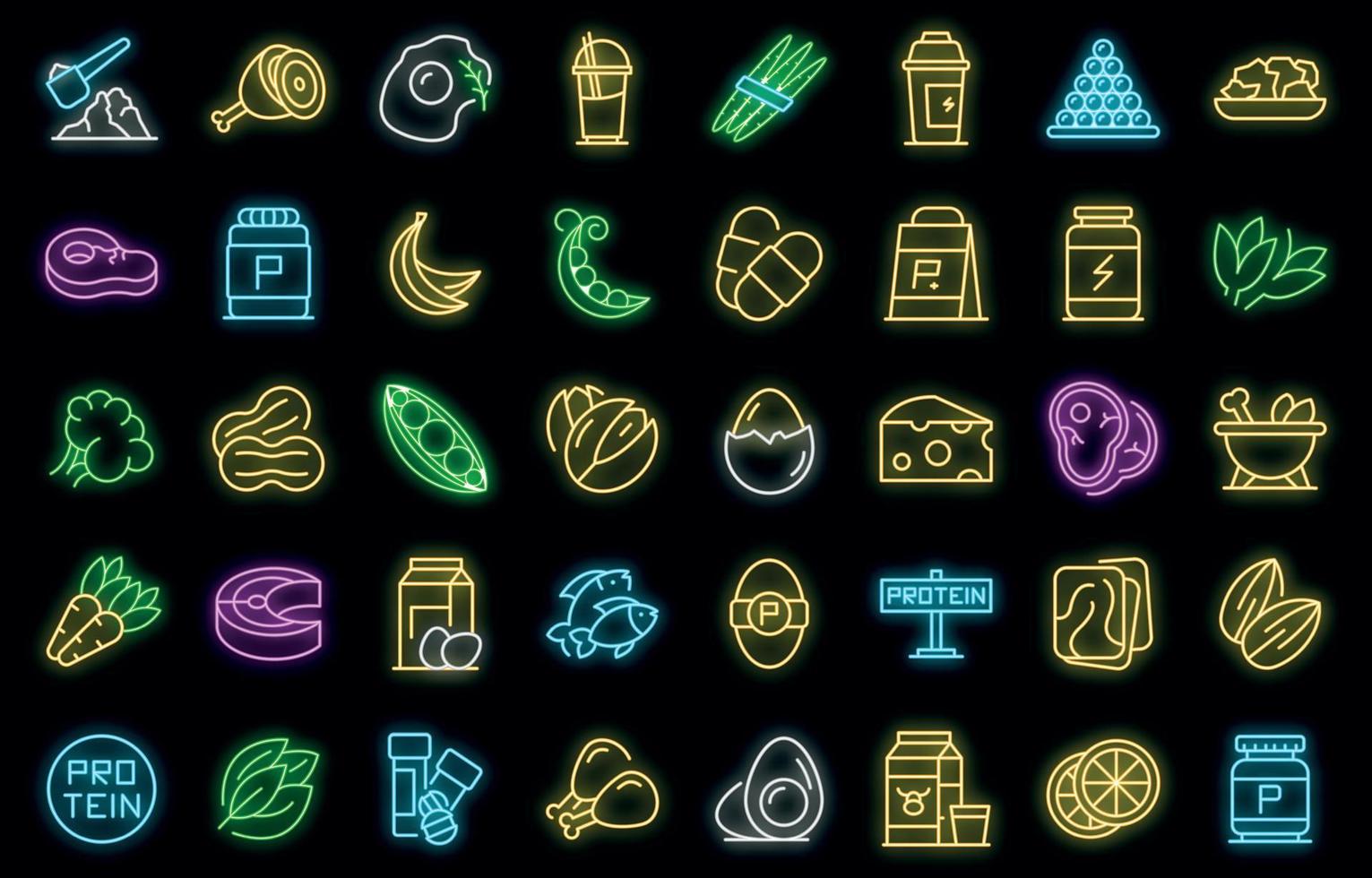 Protein nutrient icon, outline style vector