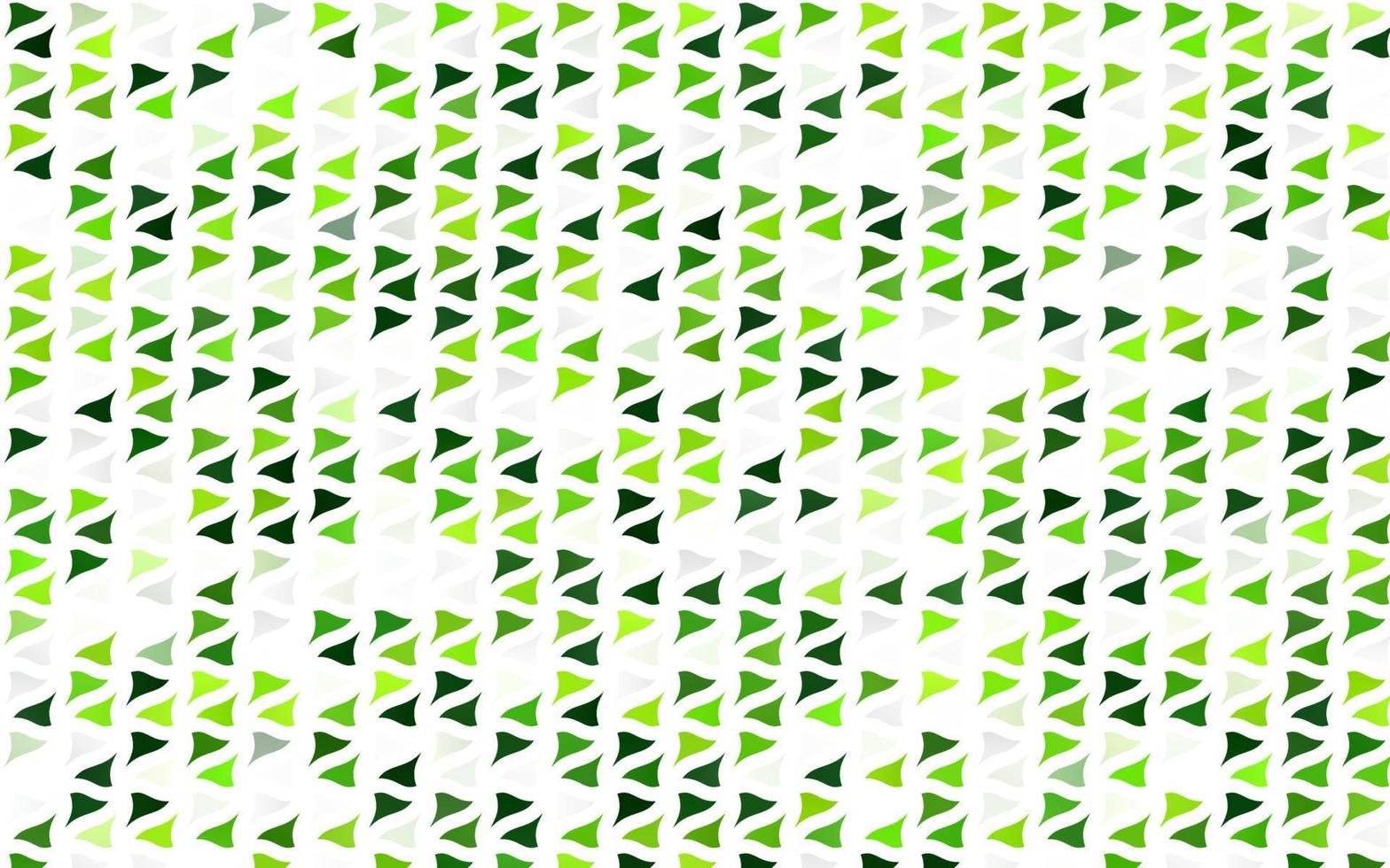 Light Green vector texture in triangular style.