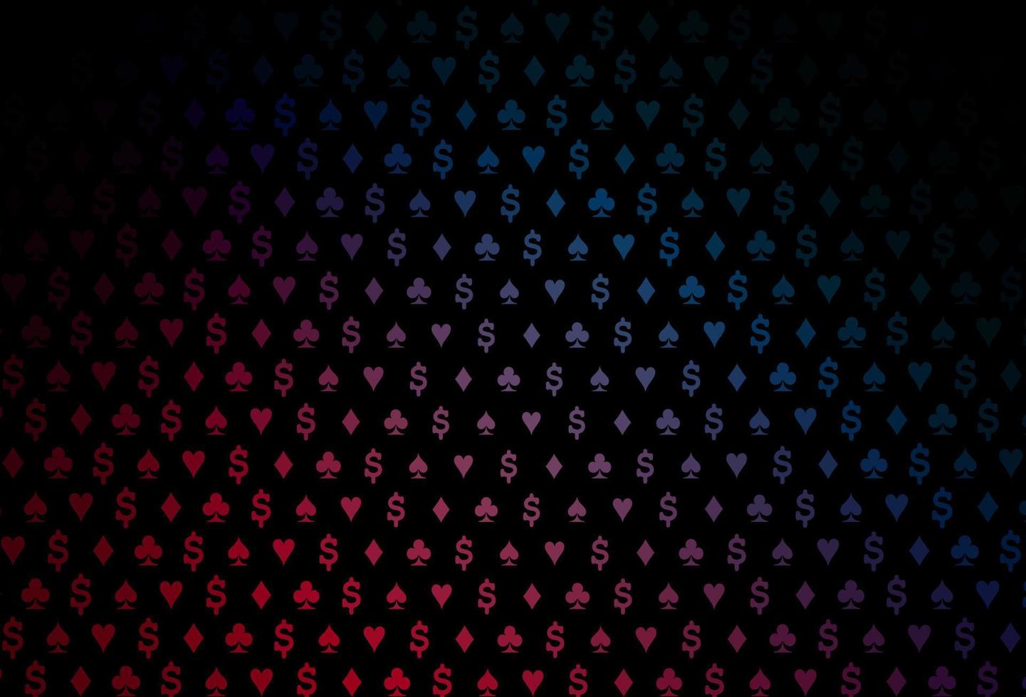 Dark blue, red vector layout with elements of cards.