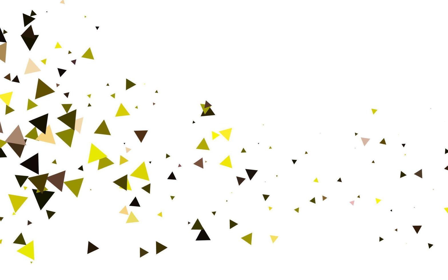 Light Red, Yellow vector background with triangles.