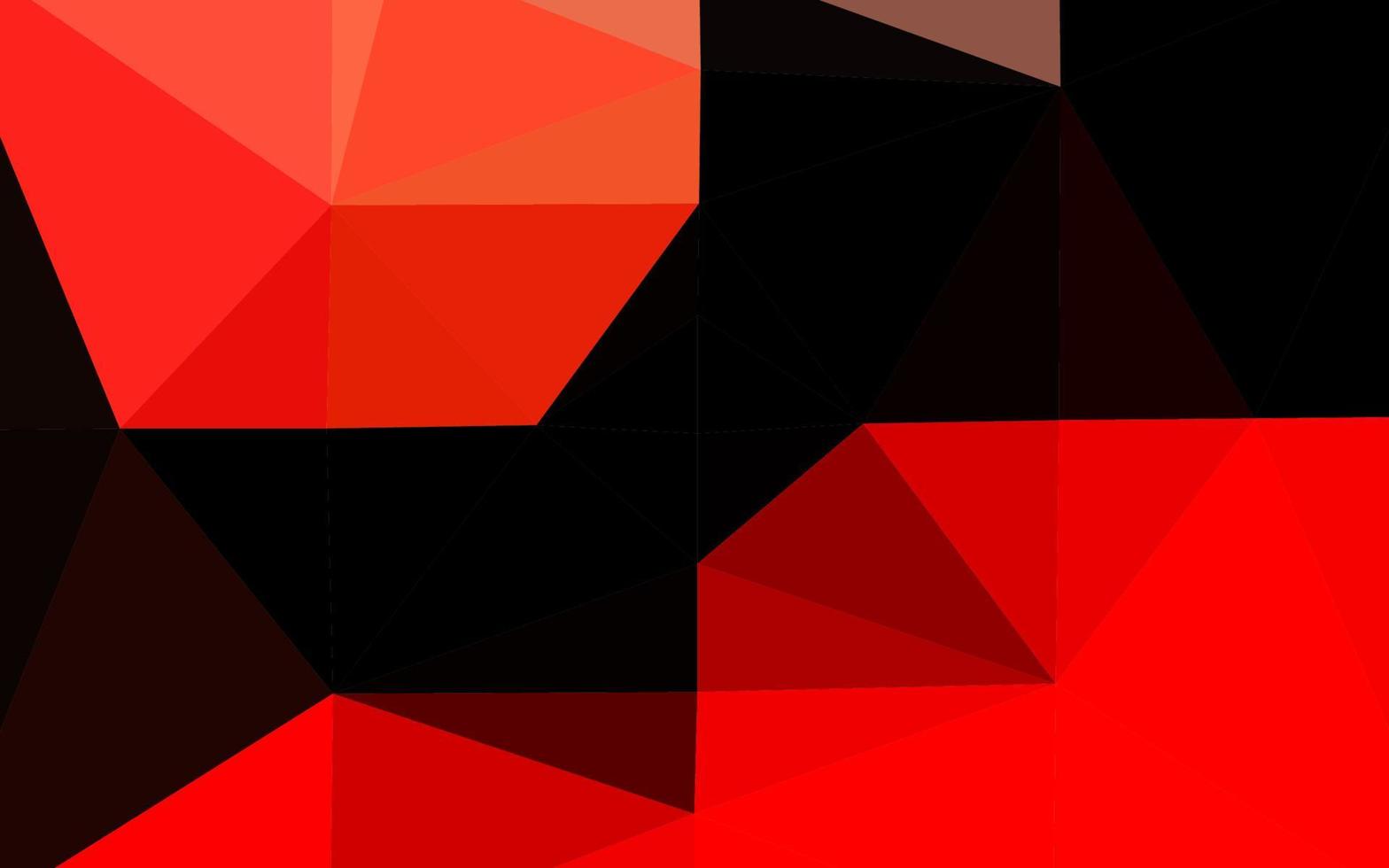 Light Red vector abstract polygonal cover.