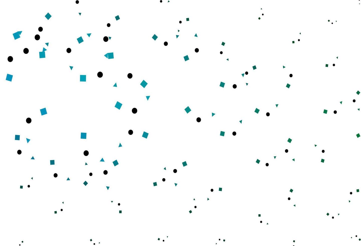 Light Blue, Green vector template with crystals, circles, squares.