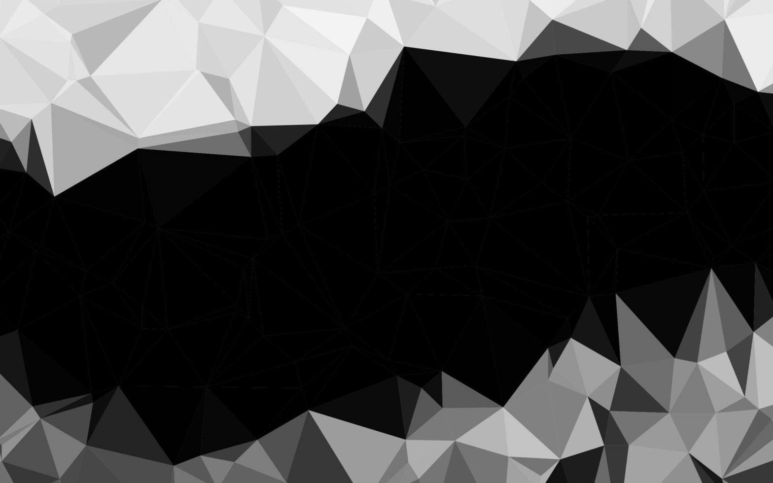 Light Silver, Gray vector polygonal pattern.