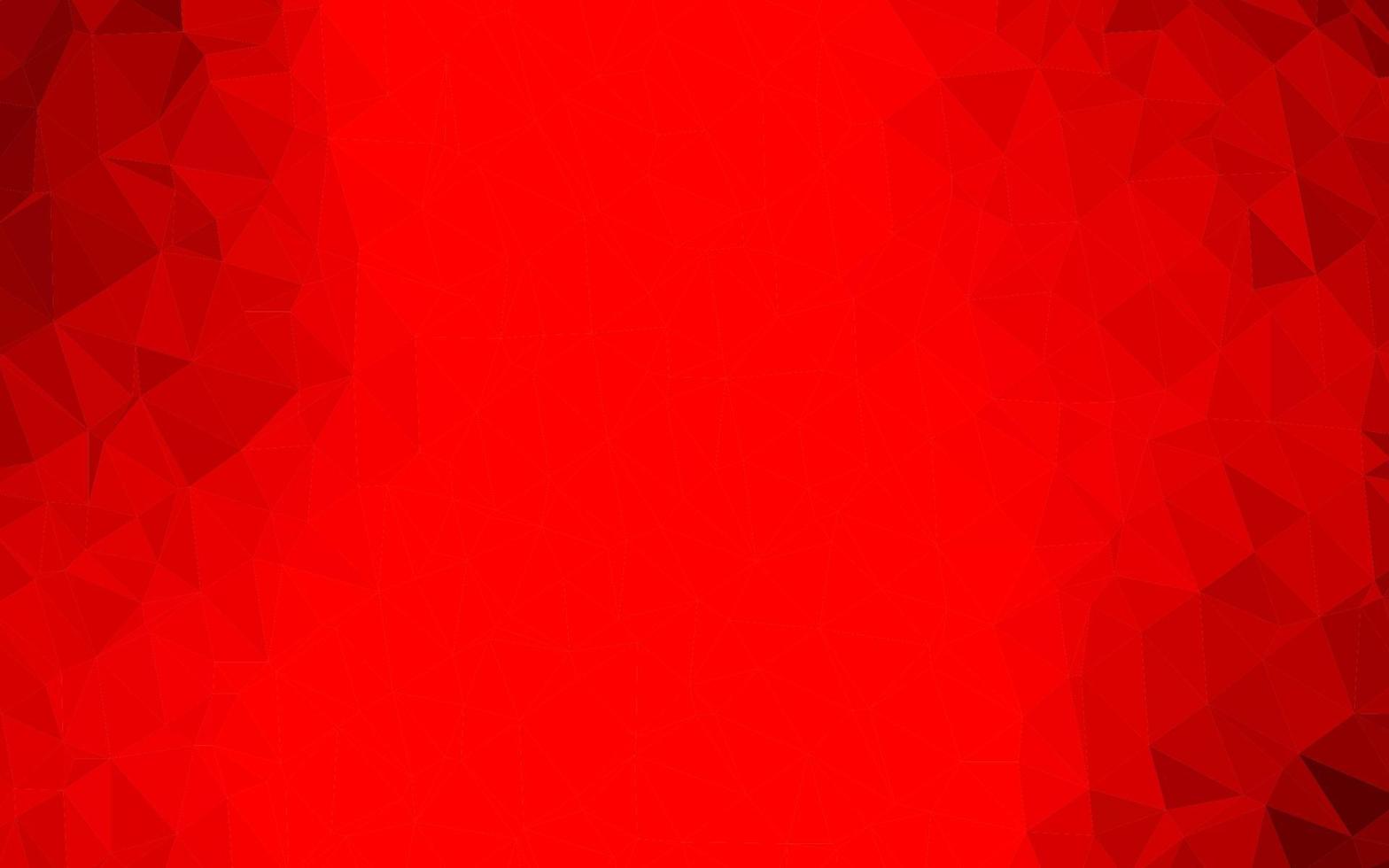 Light Red vector polygonal template.