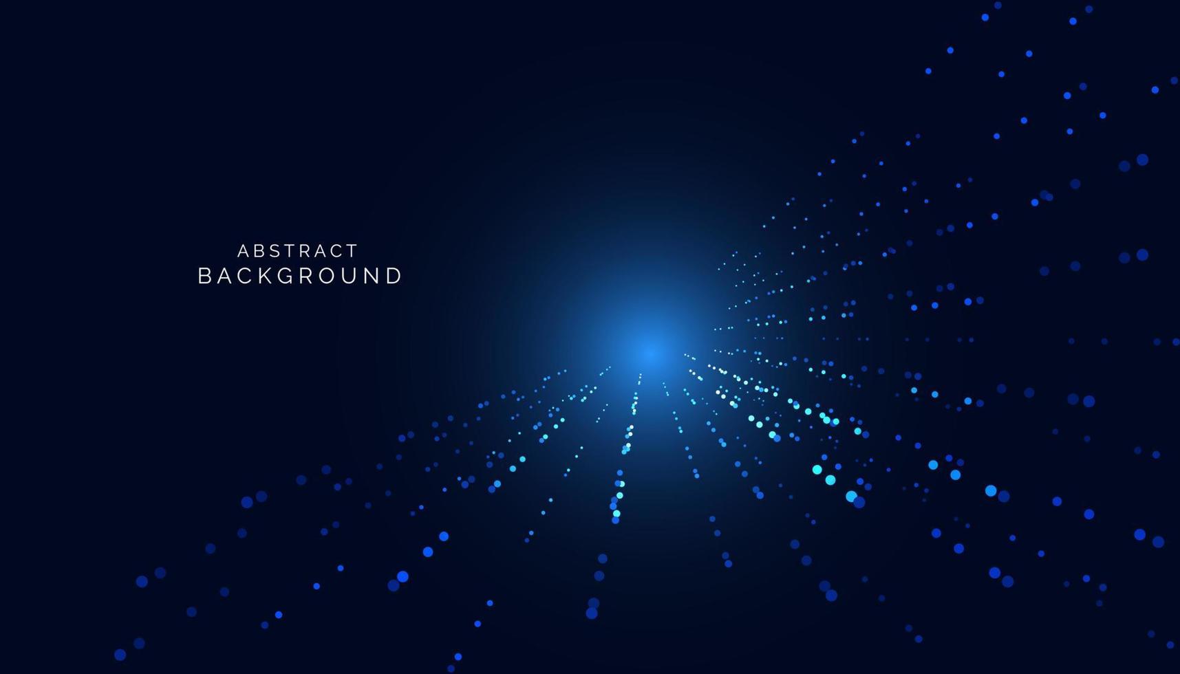 tecnología abstracta concepto futurista círculo punto azul digital en alta tecnología futuro fondo azul red.ilustración vectorial vector