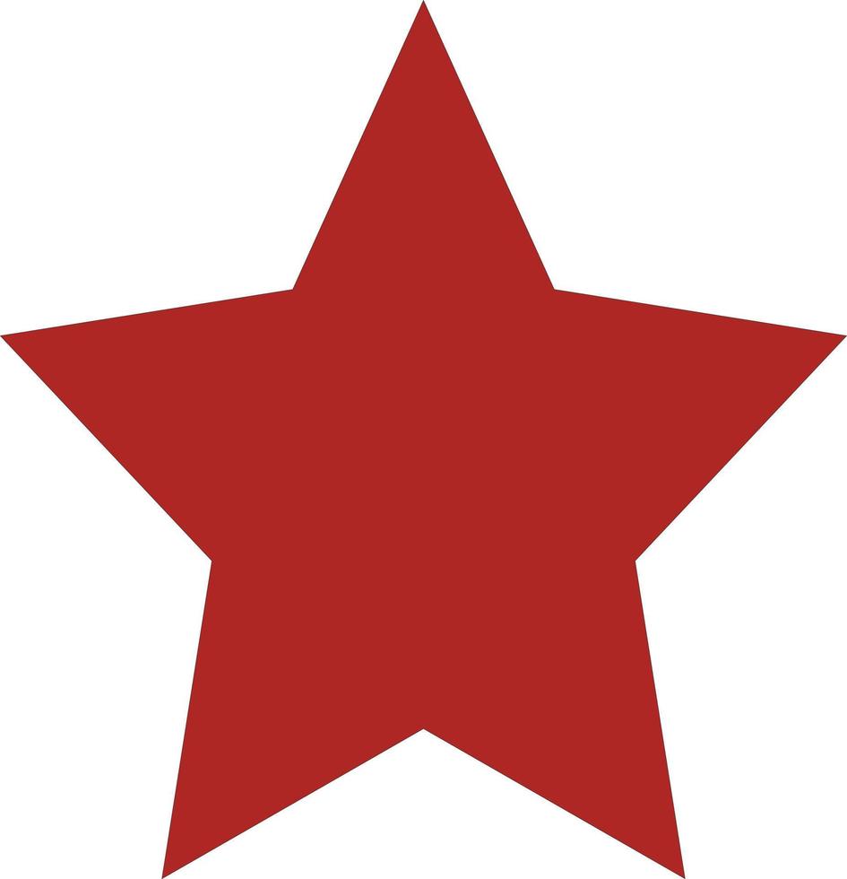 high red star vector