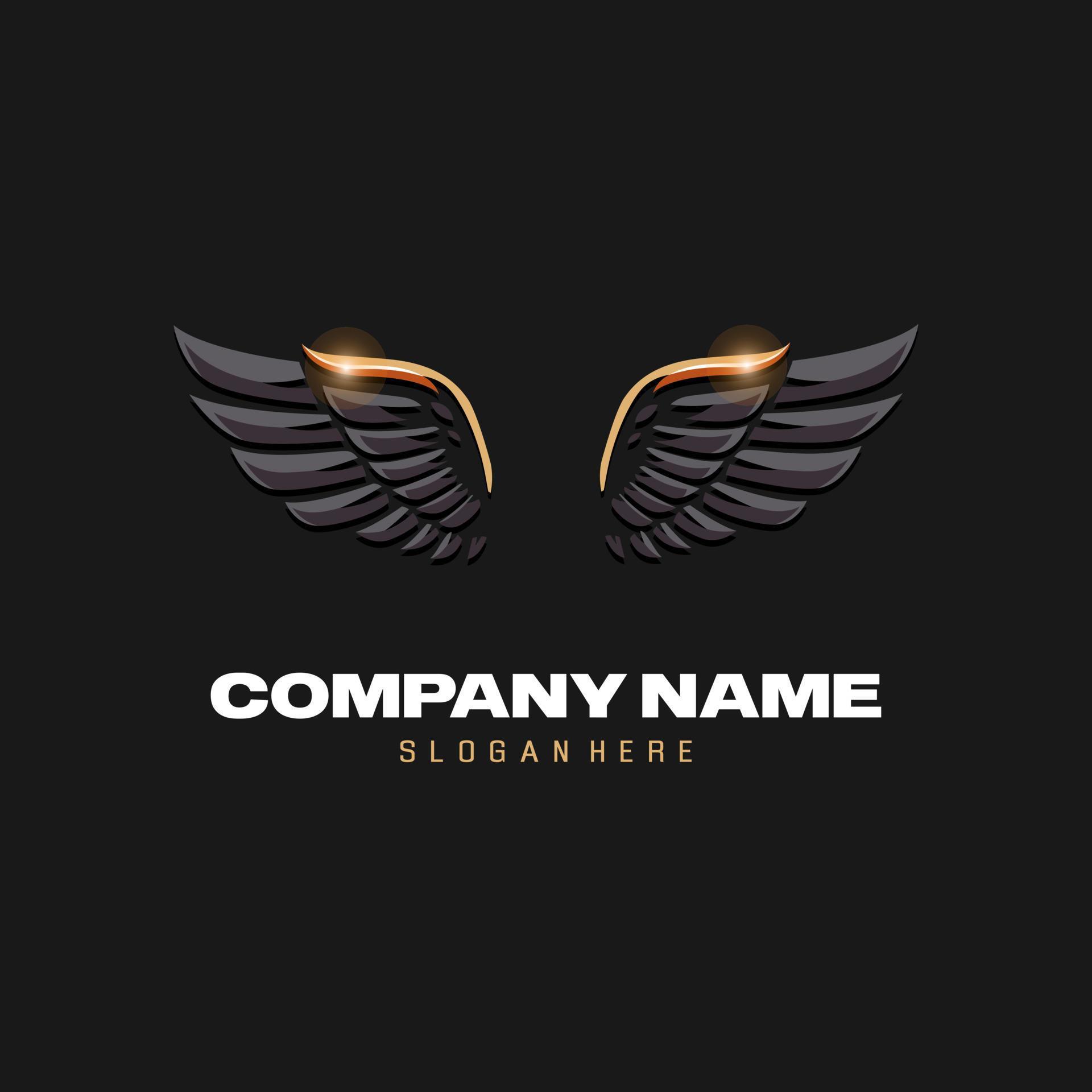 Wings logo design illustration vector 8551970 Vector Art at Vecteezy