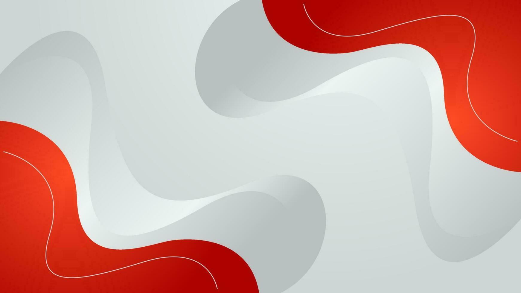 abstract red curve on white background. vector illustration 8552475