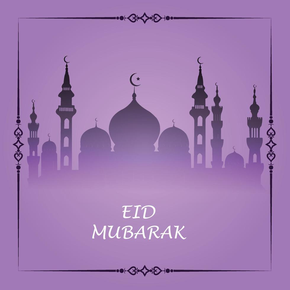 Eid Mubarak vector, Ramadan wishing. Arabic Islamic background. Ramadan Kareem. Eid Mubarak. social media posts, social media banner template, vector