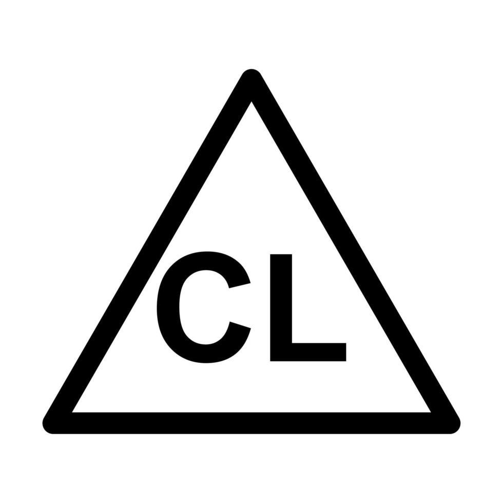 vector de icono de lavado de cloro blanqueador para diseño gráfico, logotipo, sitio web, medios sociales, aplicación móvil, ui