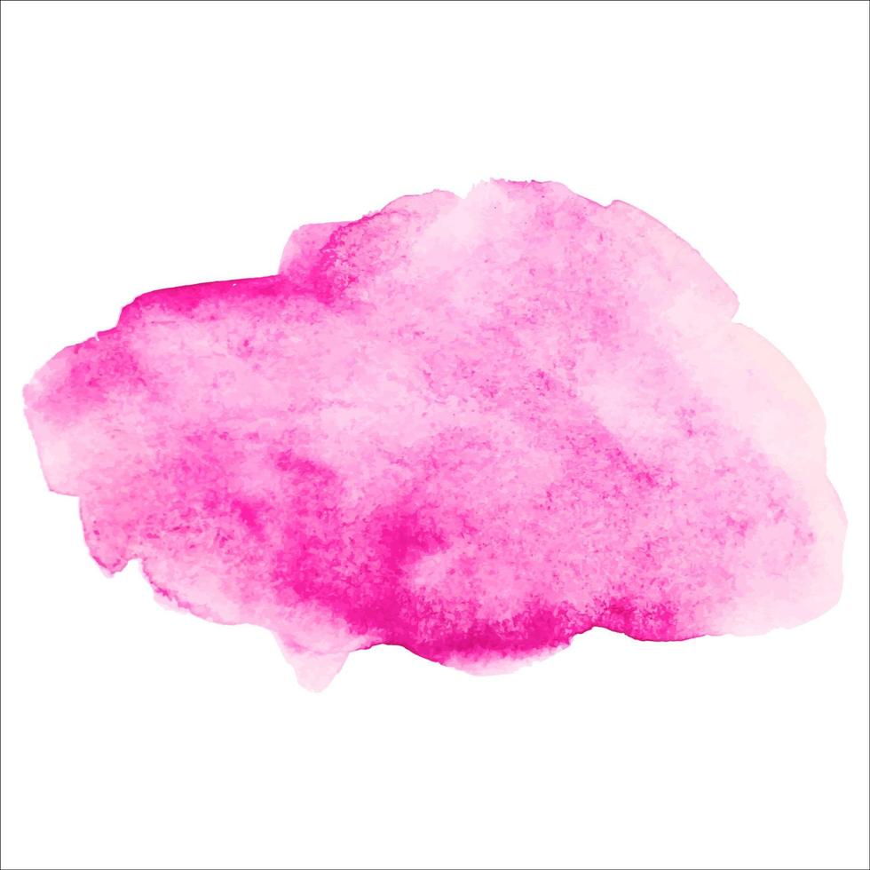 Abstract isolated colorful vector watercolor splash. Grunge element for paper design. Vector illustration