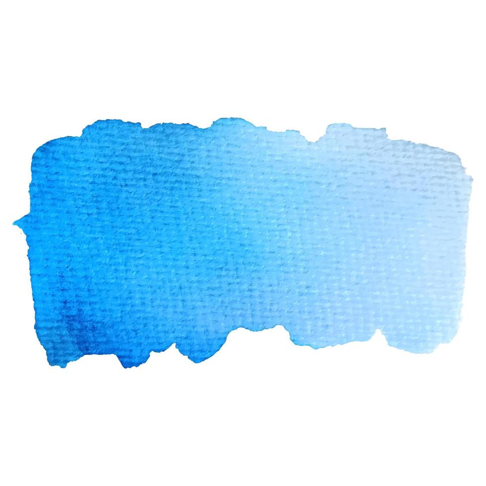 Blue abstract watercolor brush strokes painted background. Texture paper. Vector illustration.