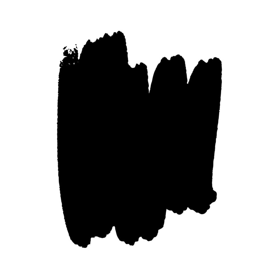 Isolated black ink marker pen stroke scribbles, on white background. vector