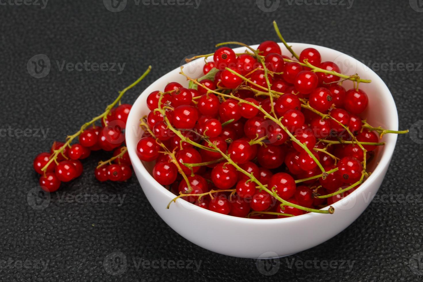 Sweet tasty fresh Red currant photo