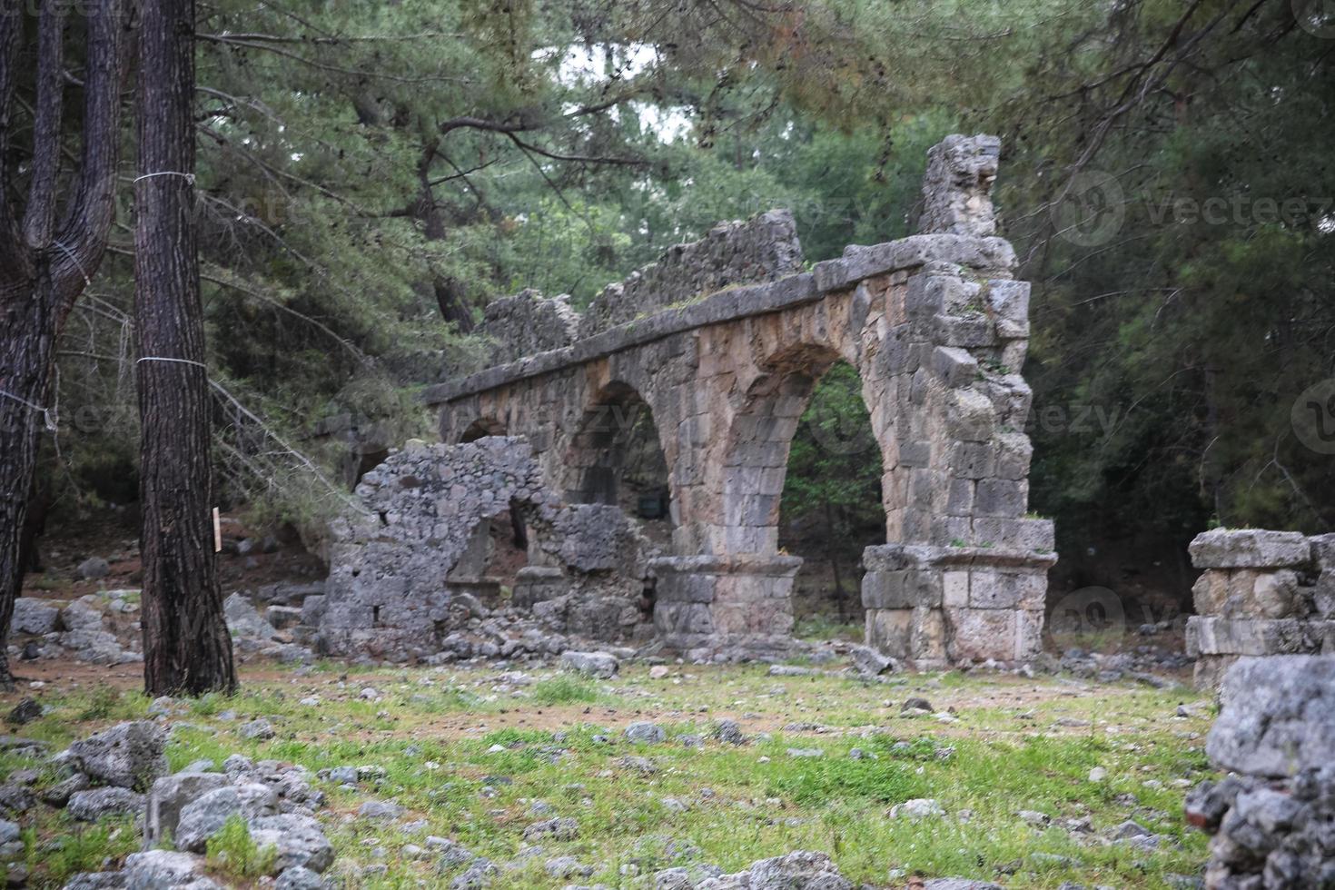 Phaselis ruins in Turkey photo